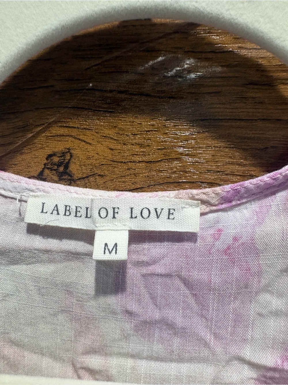 Label of Love Pastel Swirl V-Neck Dress - Picture 3 of 9